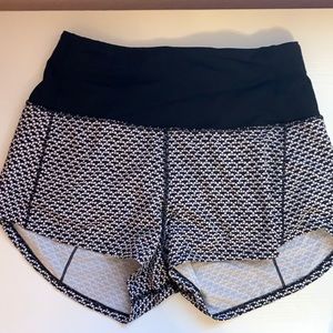High waisted athletic shorts